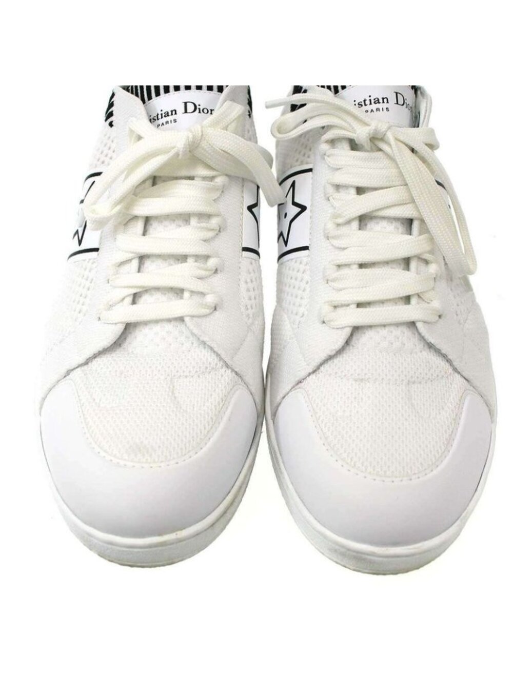 Christian Dior Star Technical Mesh Sneakers White 40 - Picture 7 of 7